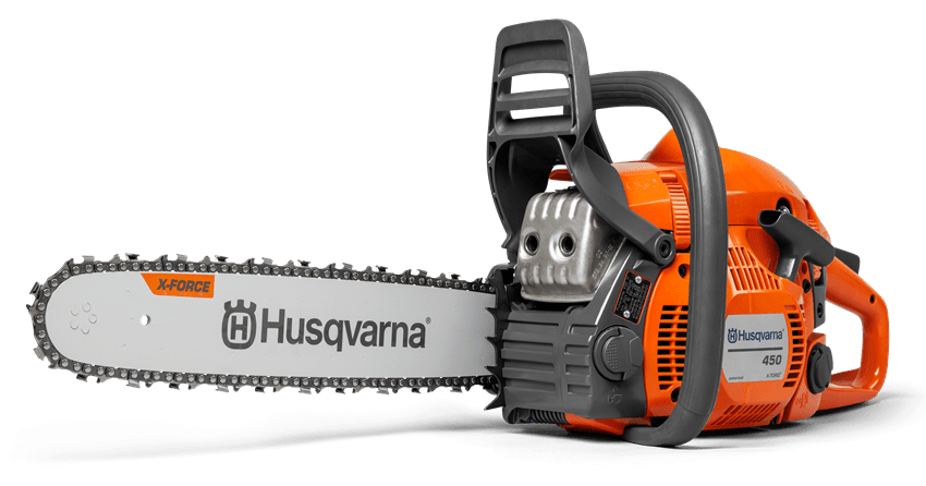 Husqvarna 450, une superbe tronçonneuse thermique pour les propriétaires  fonciers à la recherche d'une tronçonneuse polyvalente et puissante