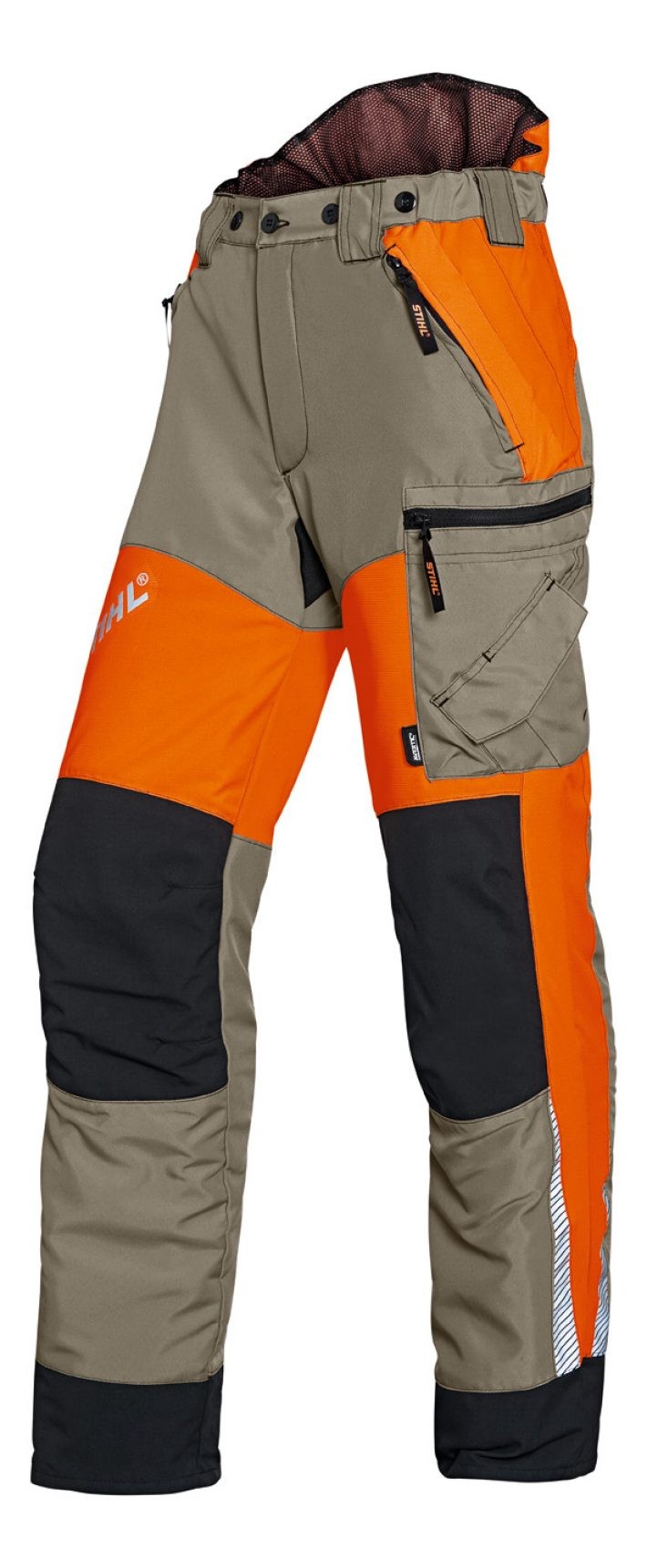 Pantalon pour le travail en forêt avec protection contre les coupures.