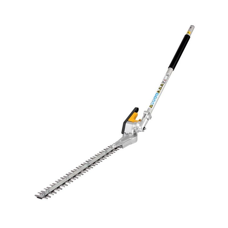Tête De Taille-haie Sur Perche - Lame 55 Cm En Acier Au Manganèse - Pour Haies Et Buissons - Compatible Débroussailleuse - 5