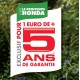 Extension de Garantie + 3 Ans à 1€, Honda