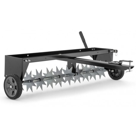 Scarificateur Autoporté 100 Cm - 20 Griffes Acier Trempé Sur Ressort - Pour Tracteur Tondeuse - Démoussage Pelouse Professionnel